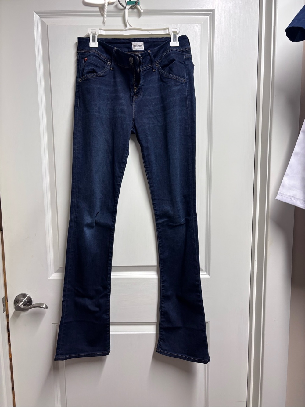 Hudson Jeans Dark Blue book cut Jeans